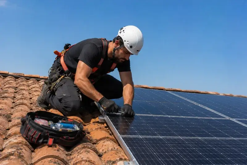 Maintenance et monitoring de panneaux solaires à Saint-Côme-et-Maruéjols
